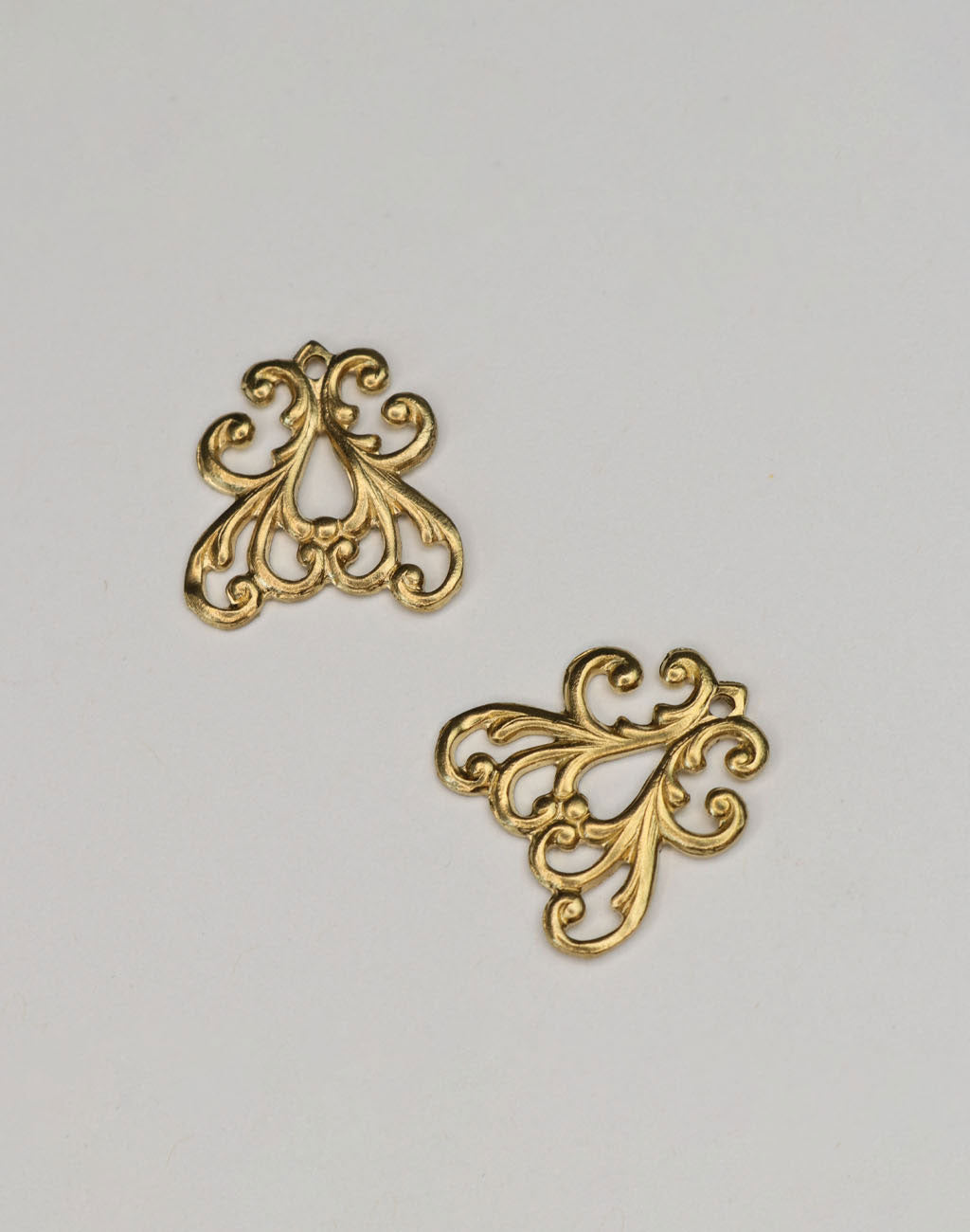 Filigree Flourish, 15x14mm, (2pcs)