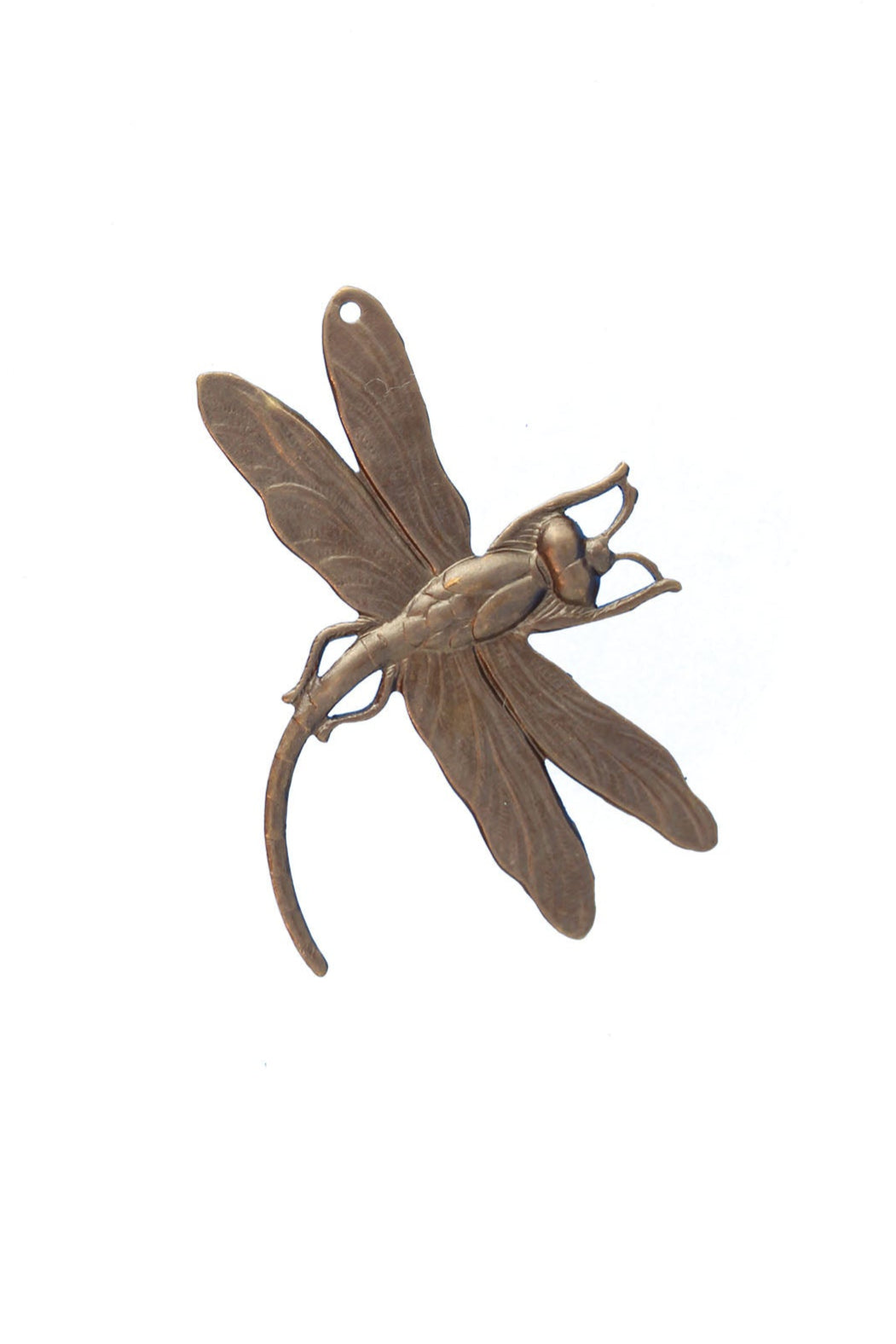 Art Deco Dragonfly w/ hole, 47x35mm, (1pc)