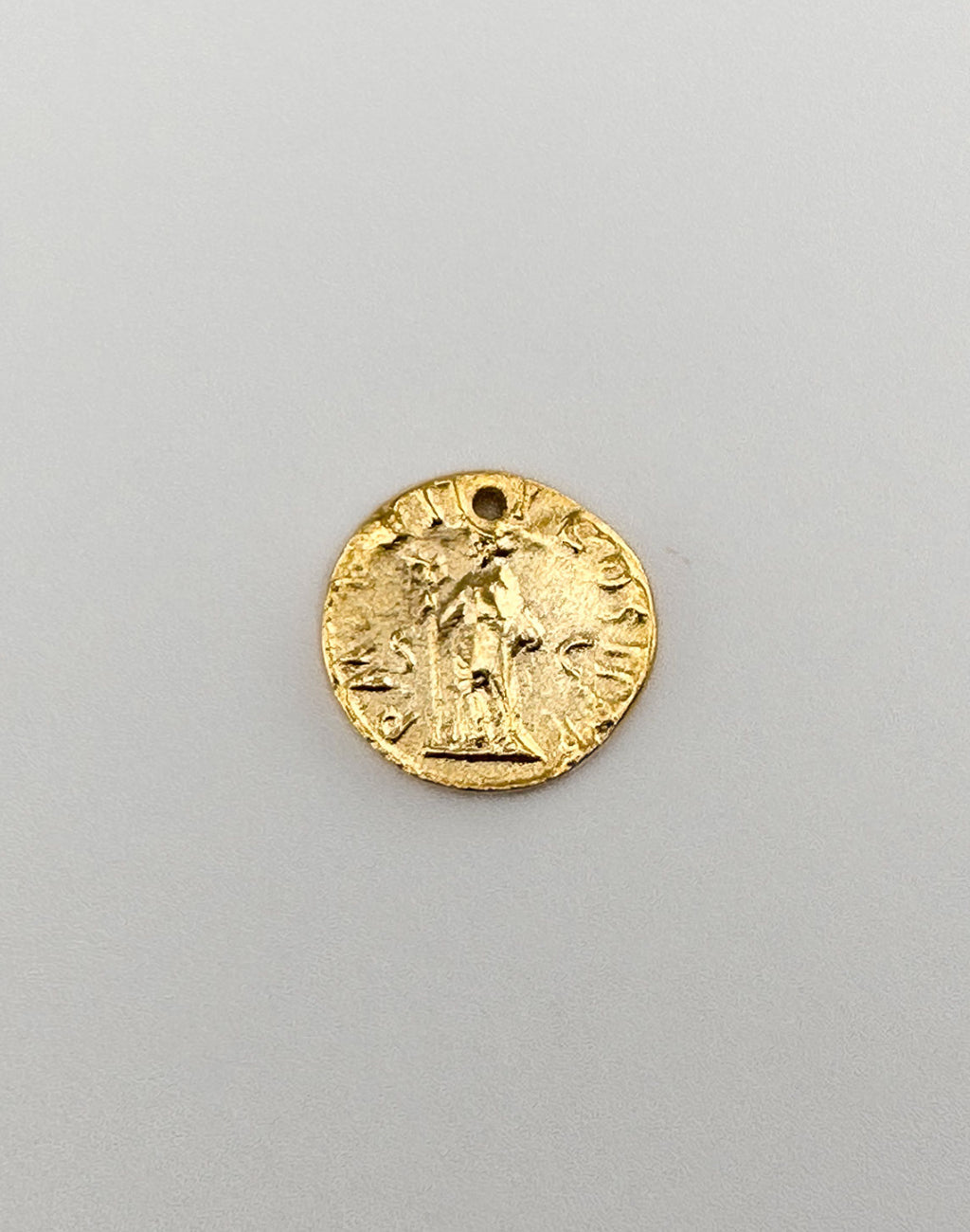 Gold Roman Coin, 18mm (1pc)