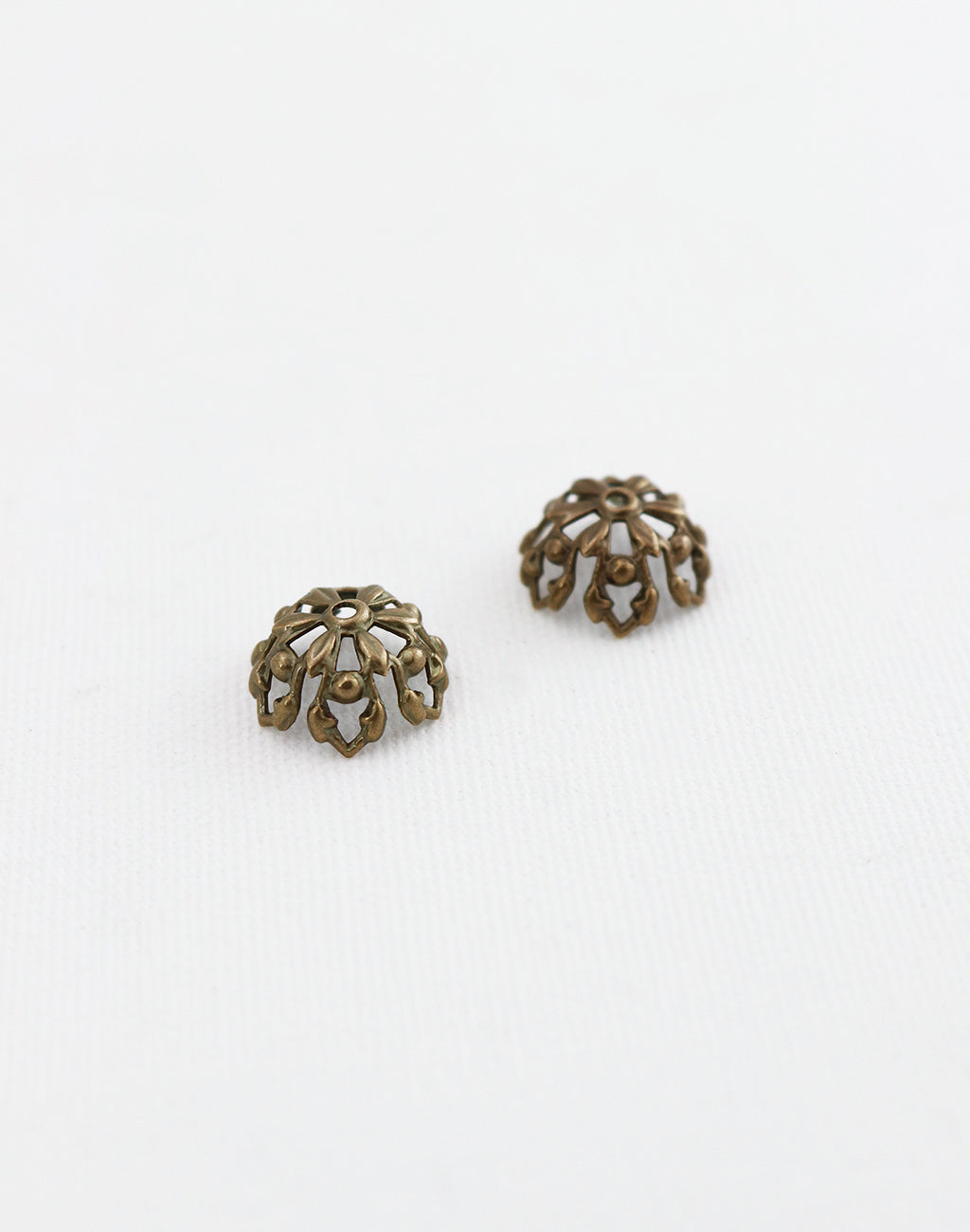 Tapestry Bead Cap, 12.7mm, (2pcs)