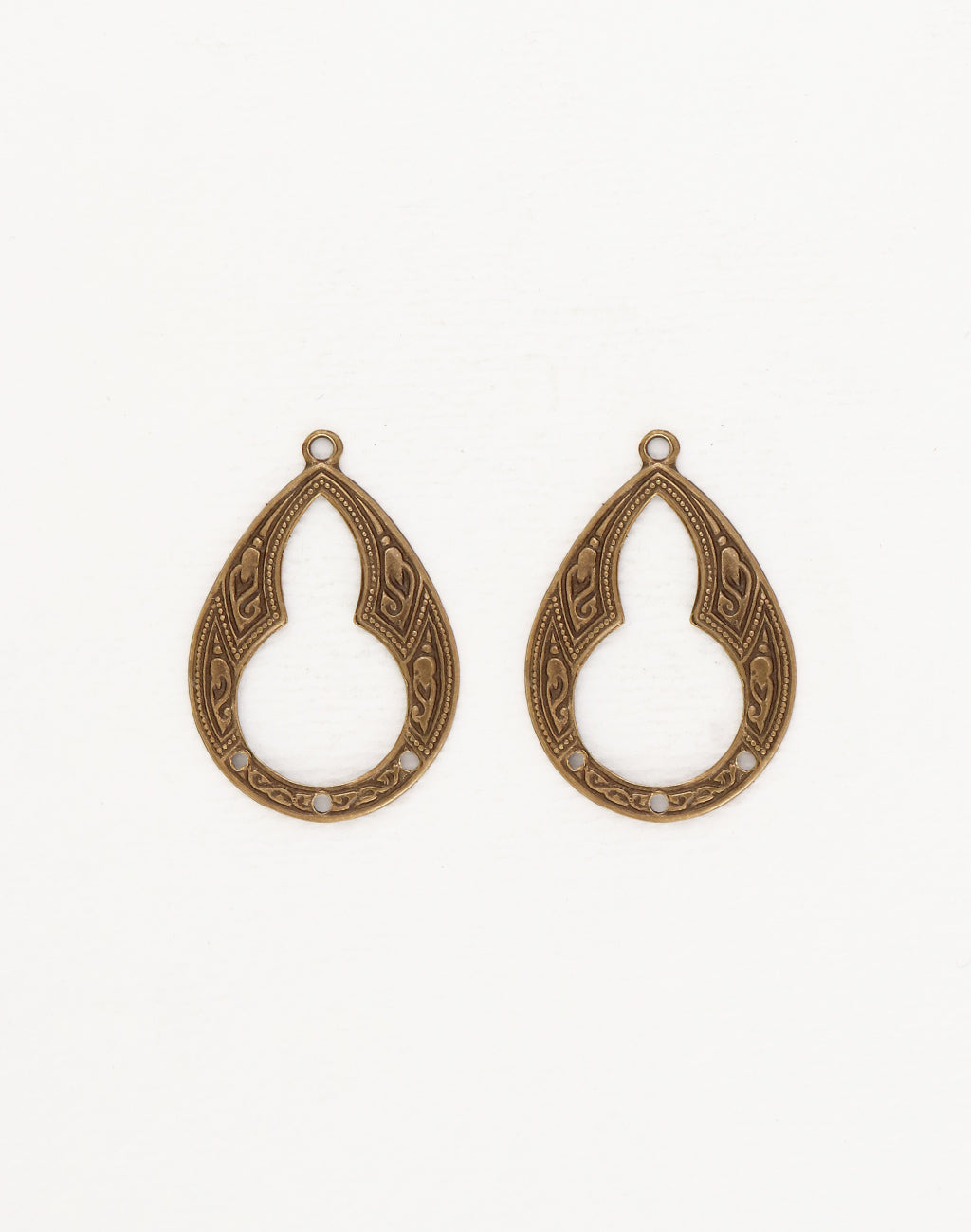 Bohemian Teardrop, 30x21mm, (2pcs)