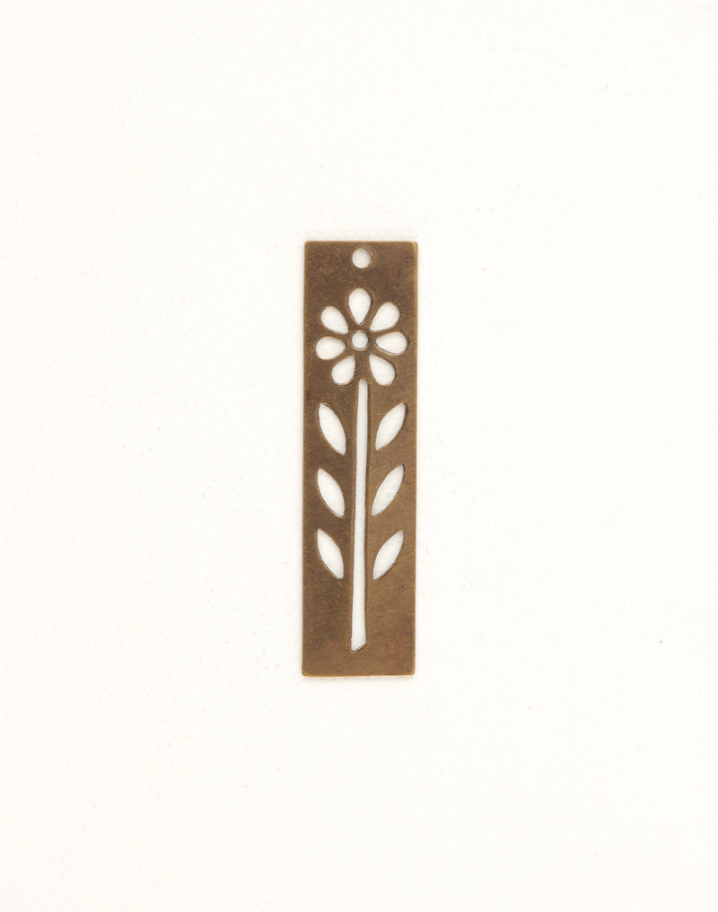 Flower Stencil, 48x12mm, (1pc)