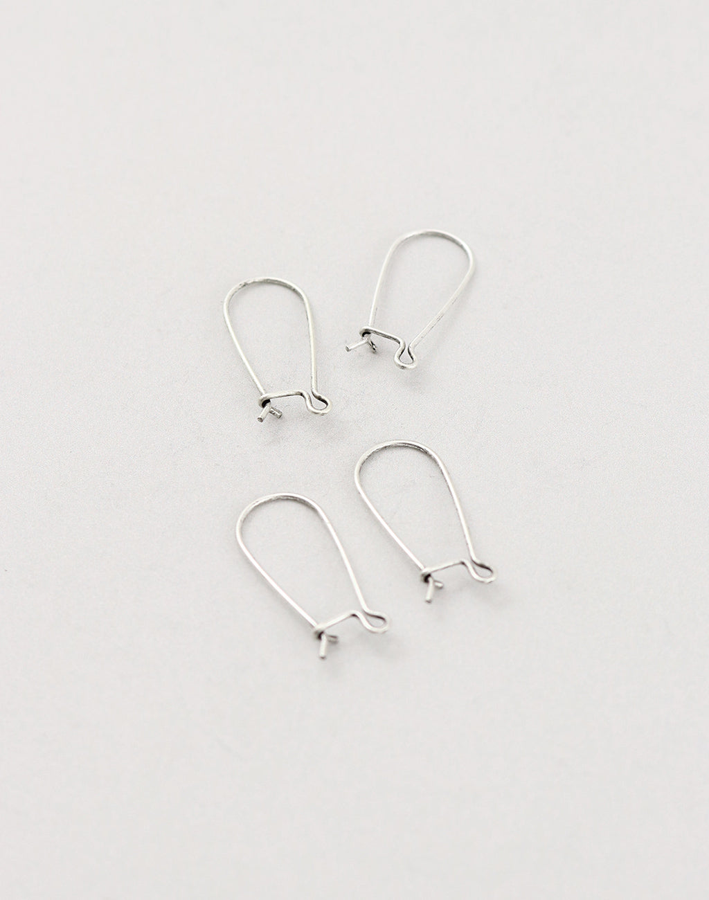 Arched Ear Wire, 20x9mm, (4pcs)