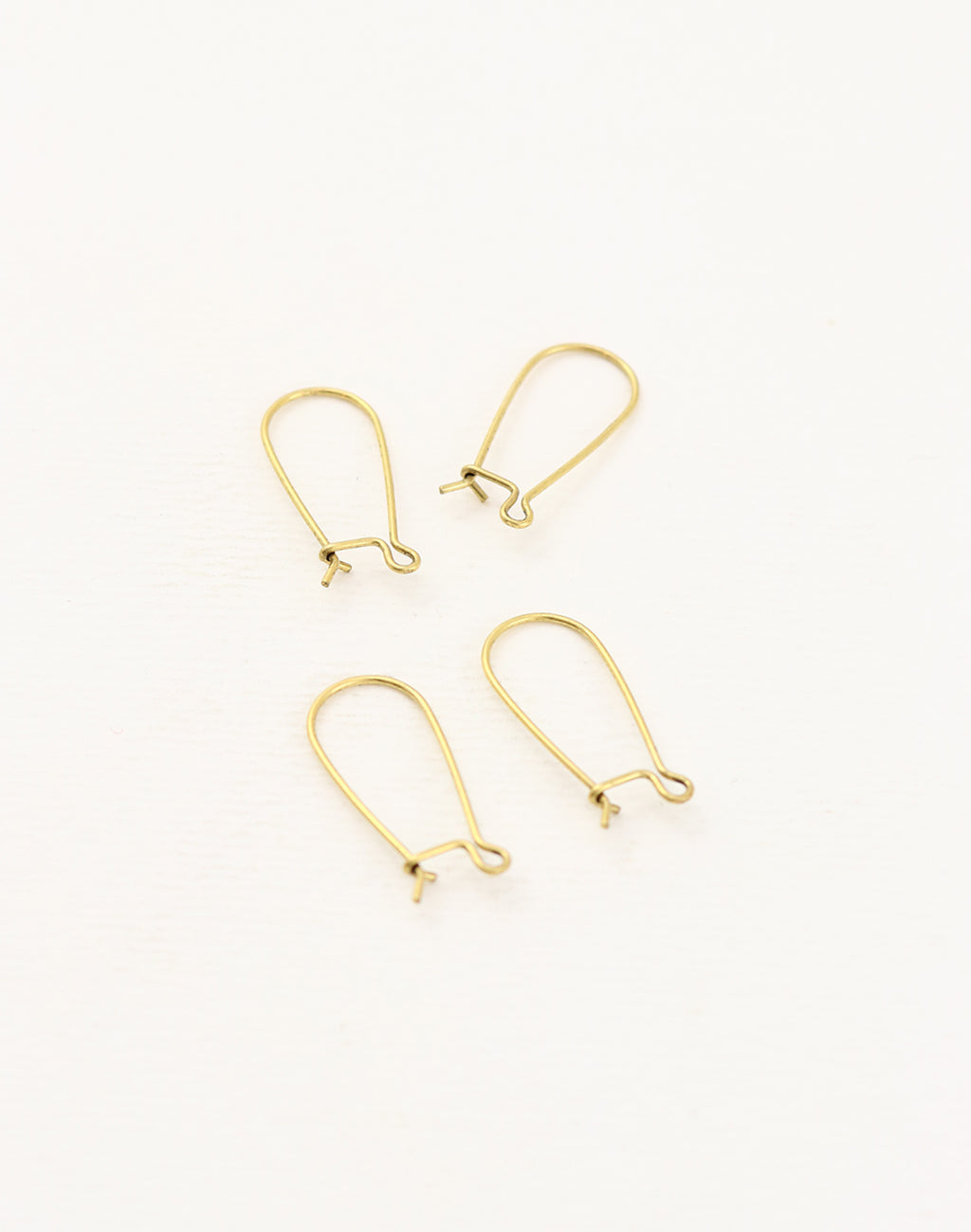 Arched Ear Wire, 20x9mm, (4pcs)