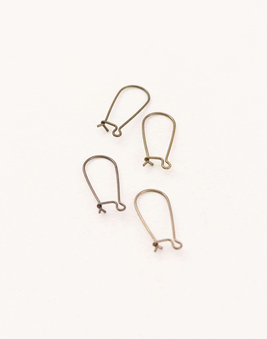 Arched Ear Wire, 20x9mm, (4pcs)