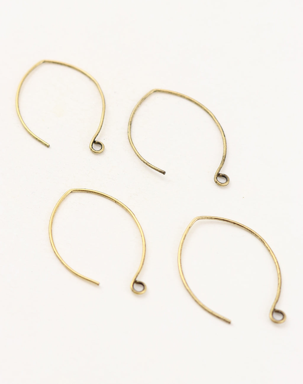 Marquise Ear Wires, 35mm, (4pcs)