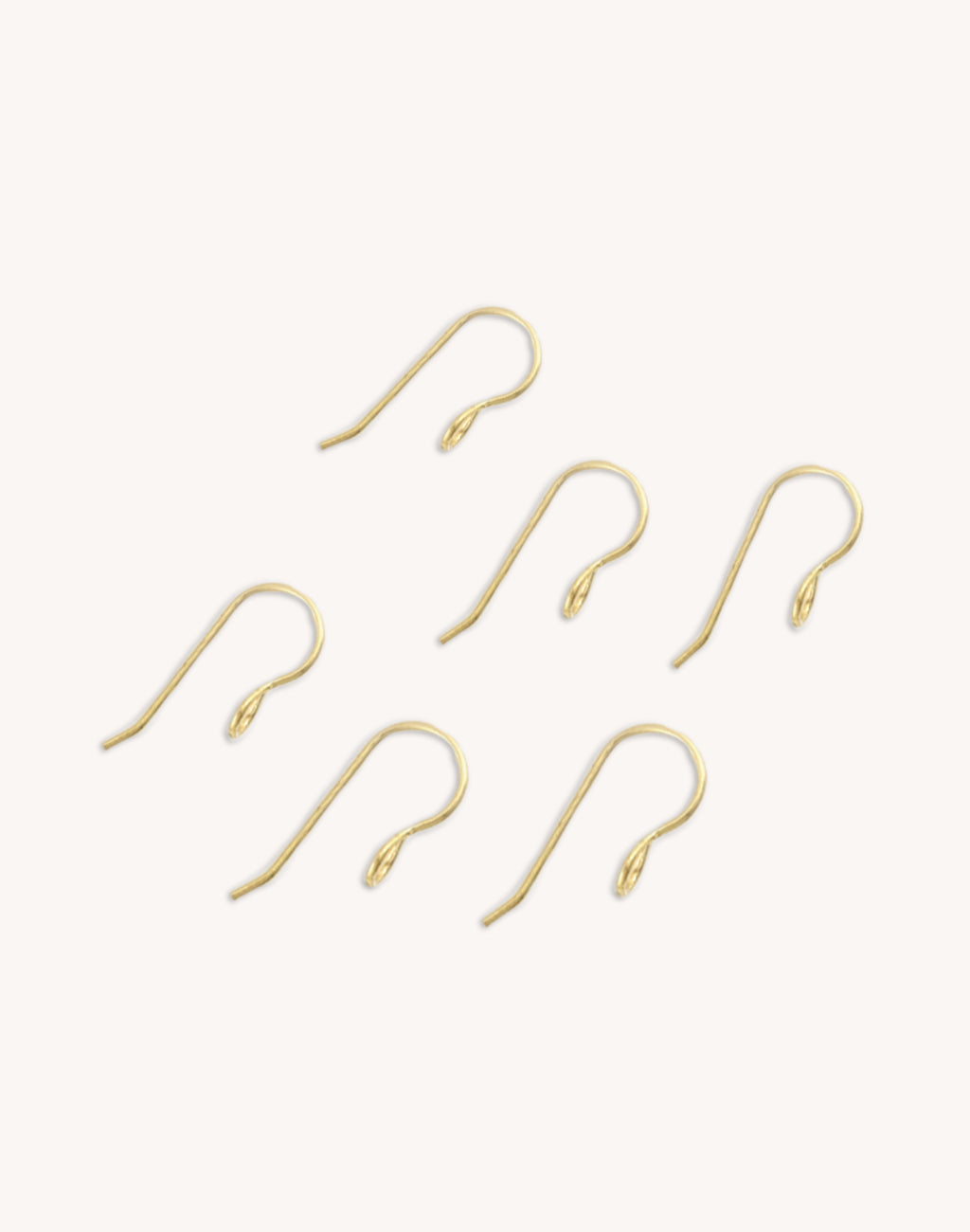 Modern French Ear Wires, 20mm, (6pcs)