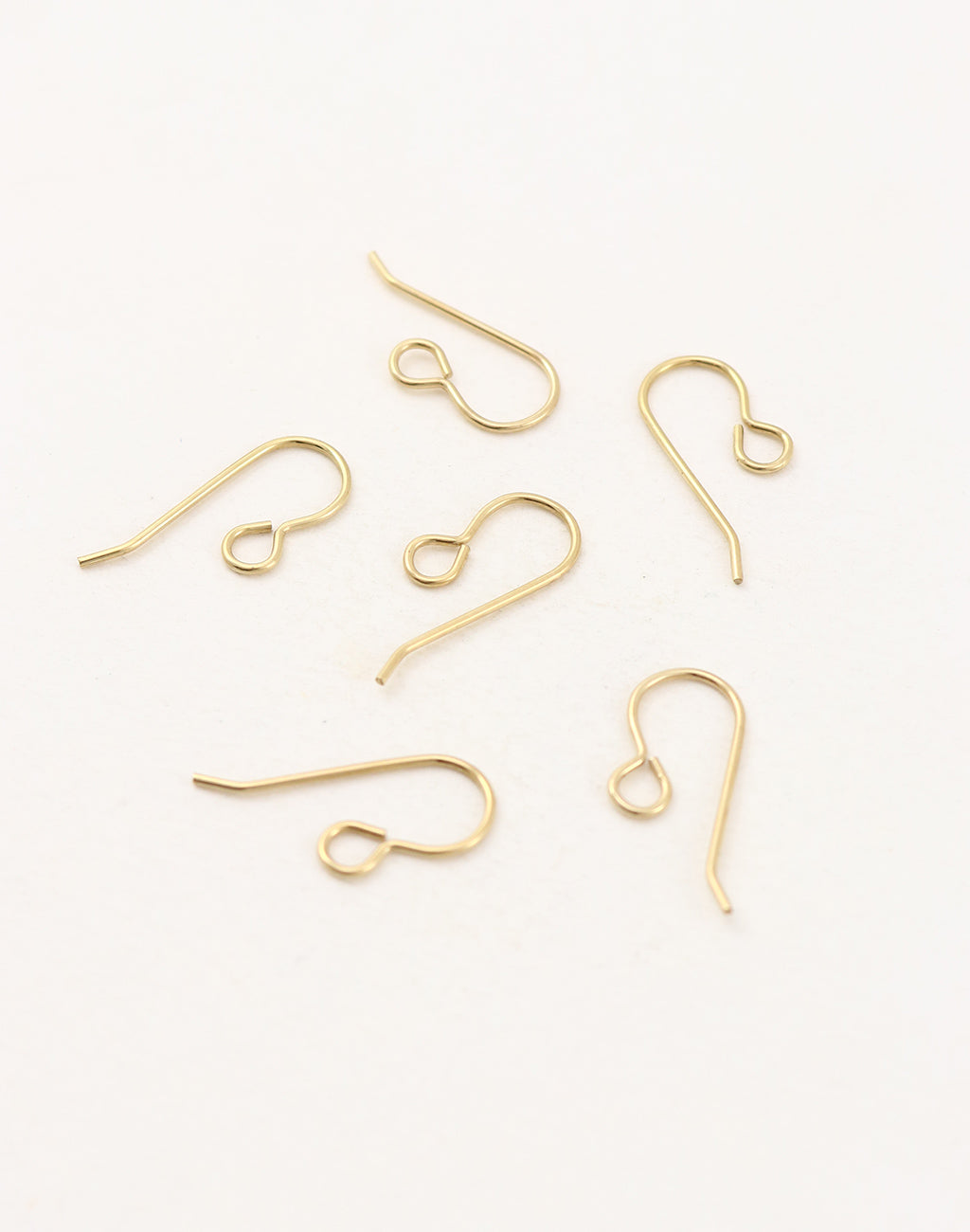 French Ear Wires, 20x10mm, (6pcs)