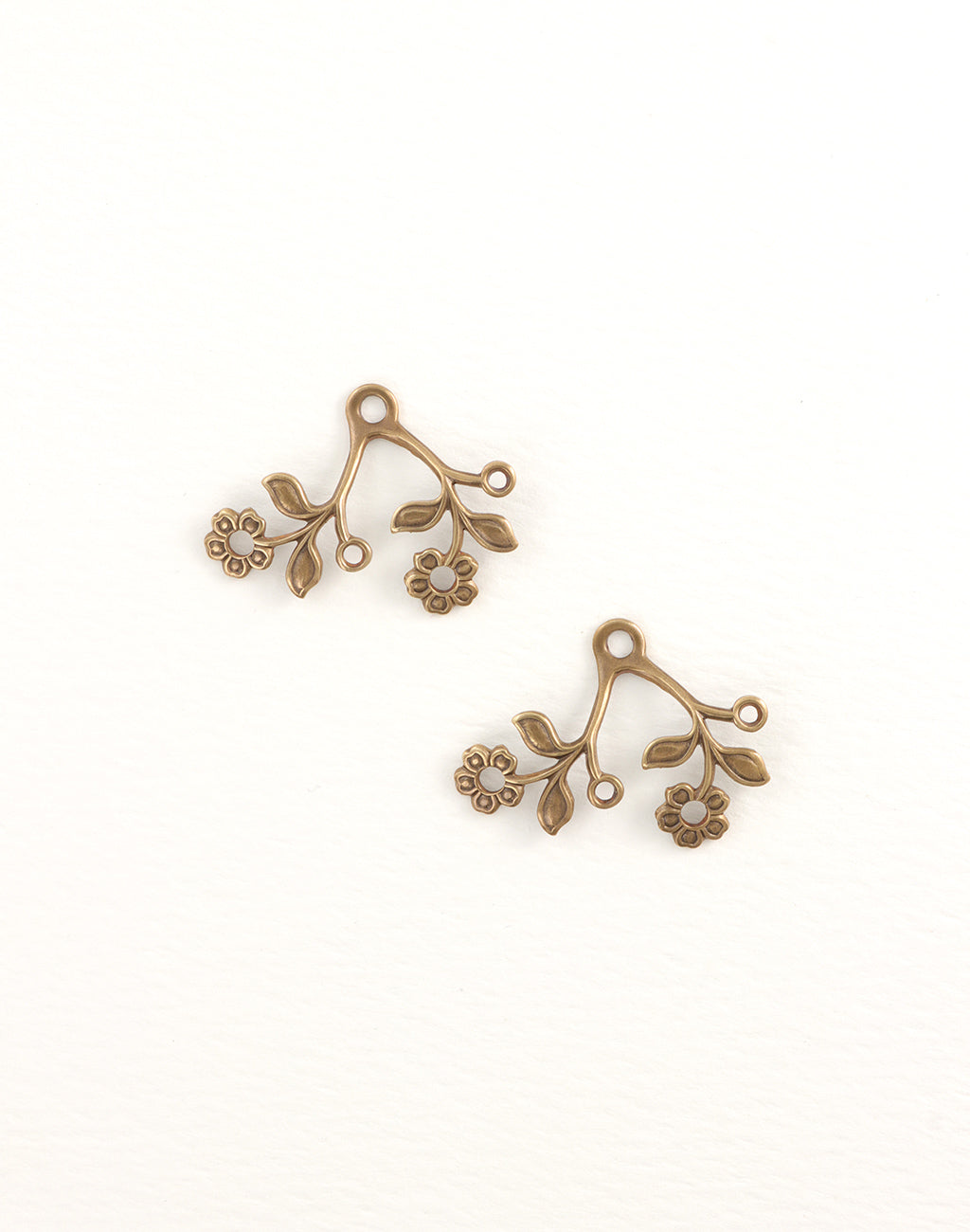 Blossoming Duet, 28x22mm, (2pcs)