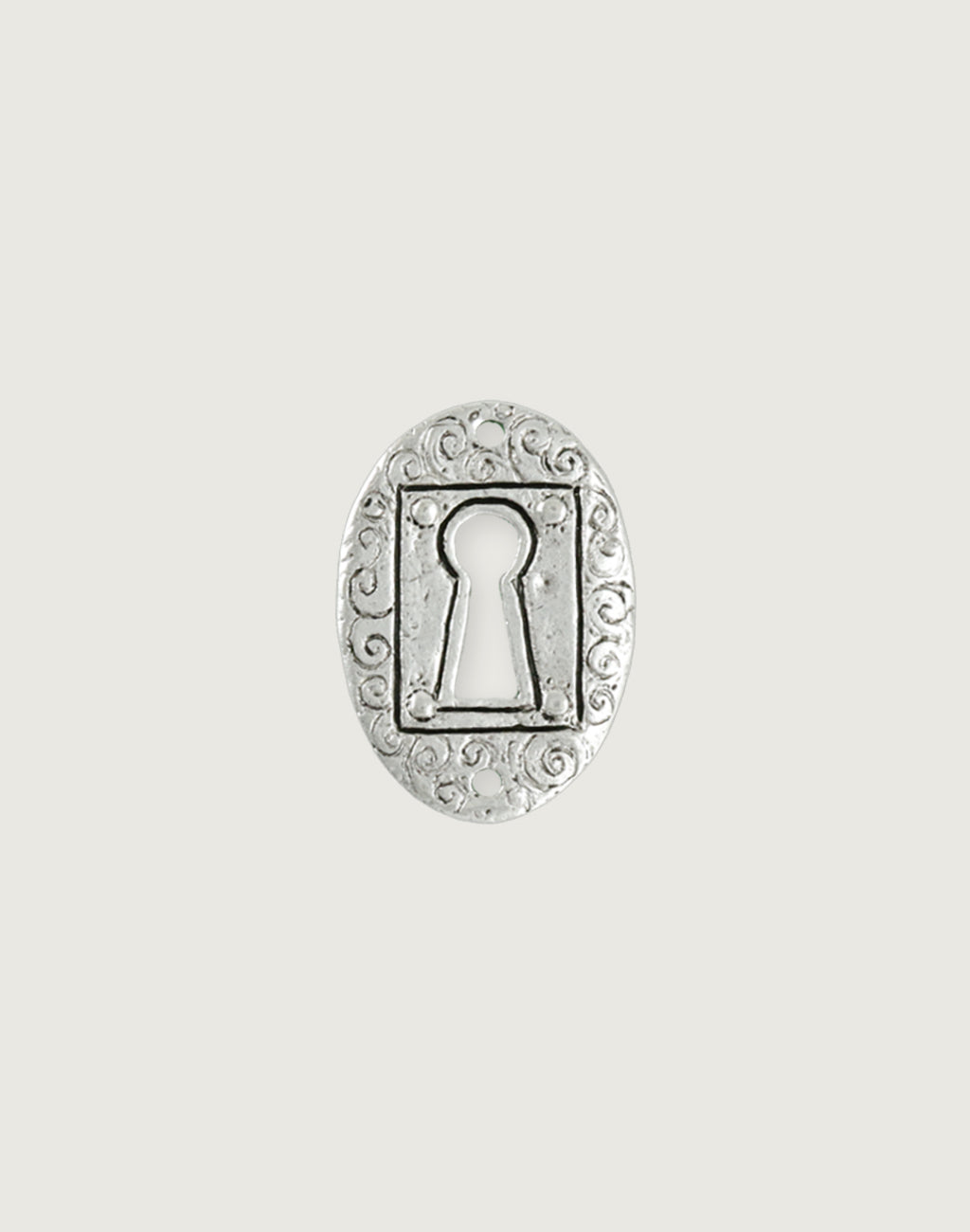 Keyhole Coin, 30.5x21.5mm, (1pc)