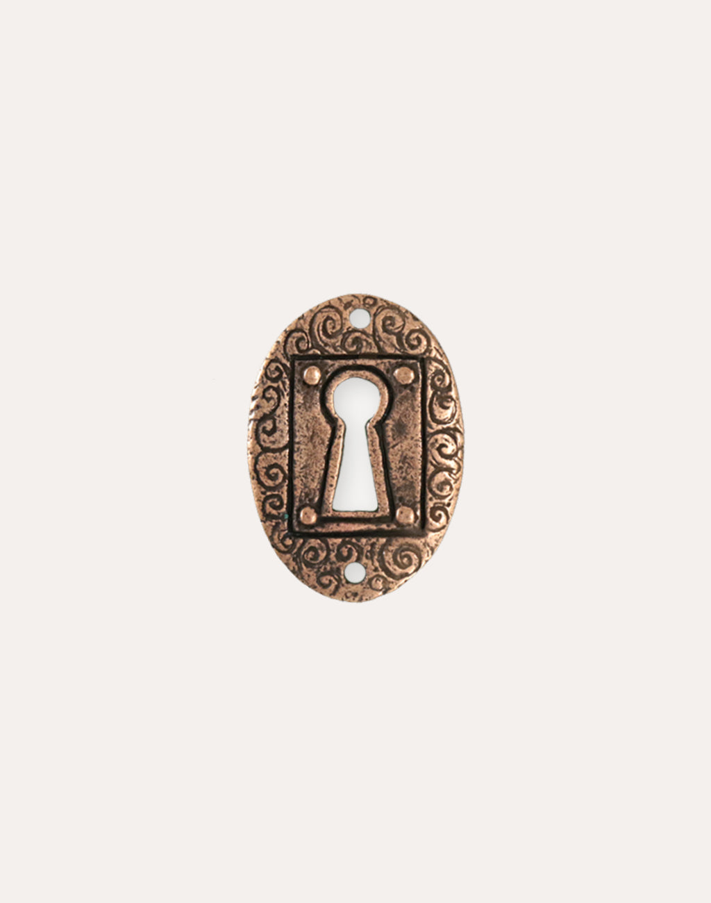 Keyhole Coin, 30.5x21.5mm, (1pc)