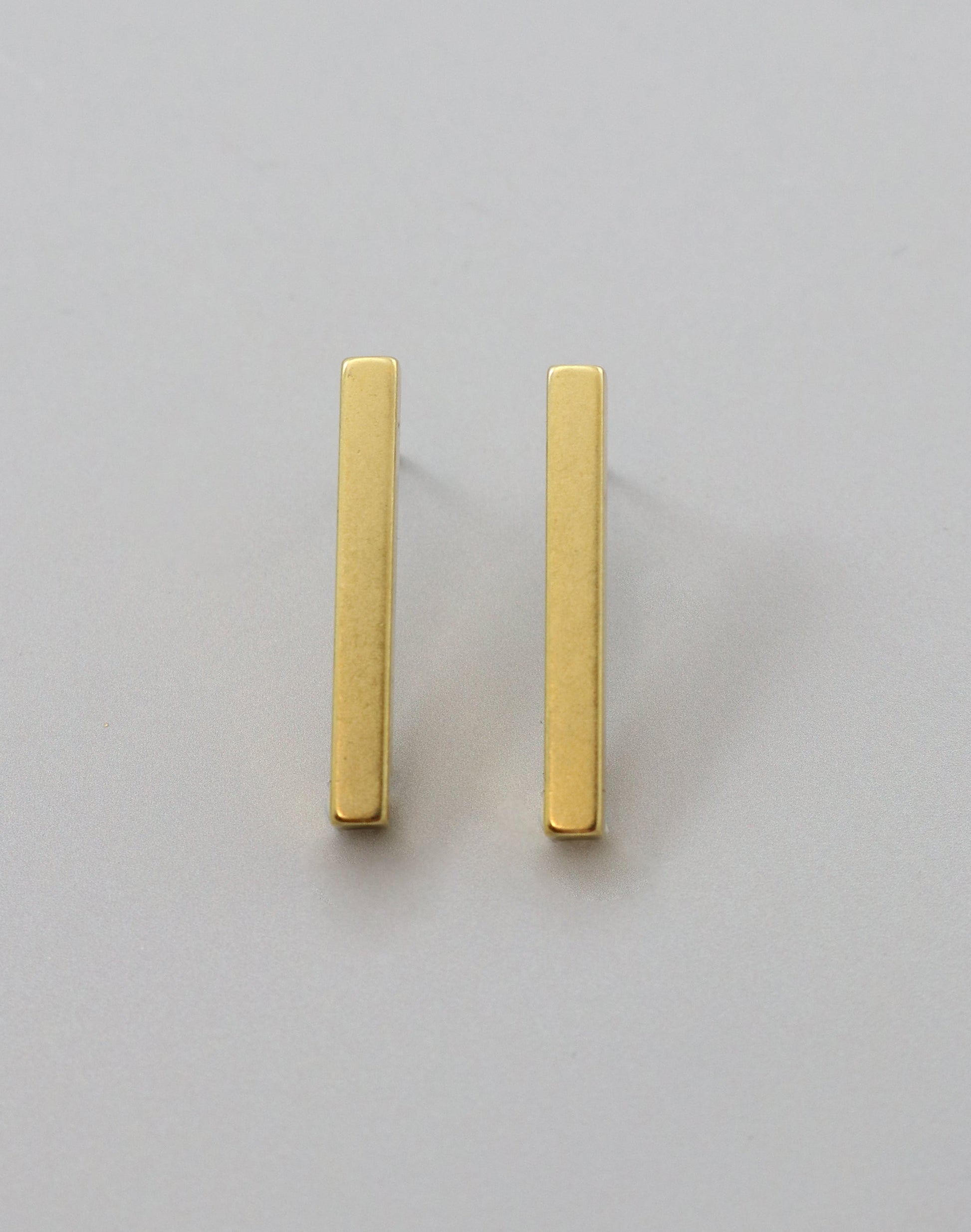 Bar Post Earring, 25x3mm, (1 pair)