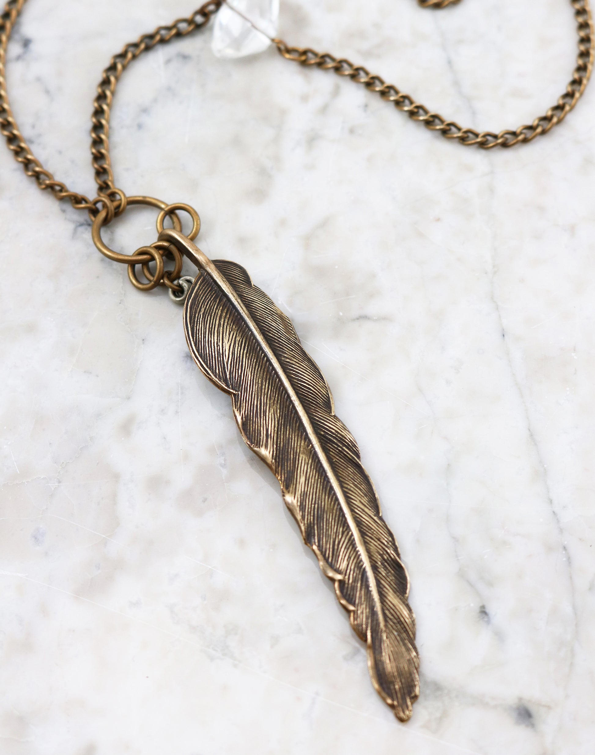 Feathered Necklace, (1pc)