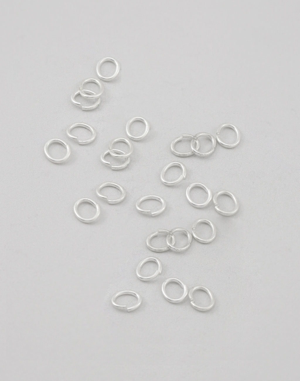 Smooth Oval Jump Ring, 6x5mm, 19ga, (24pcs)