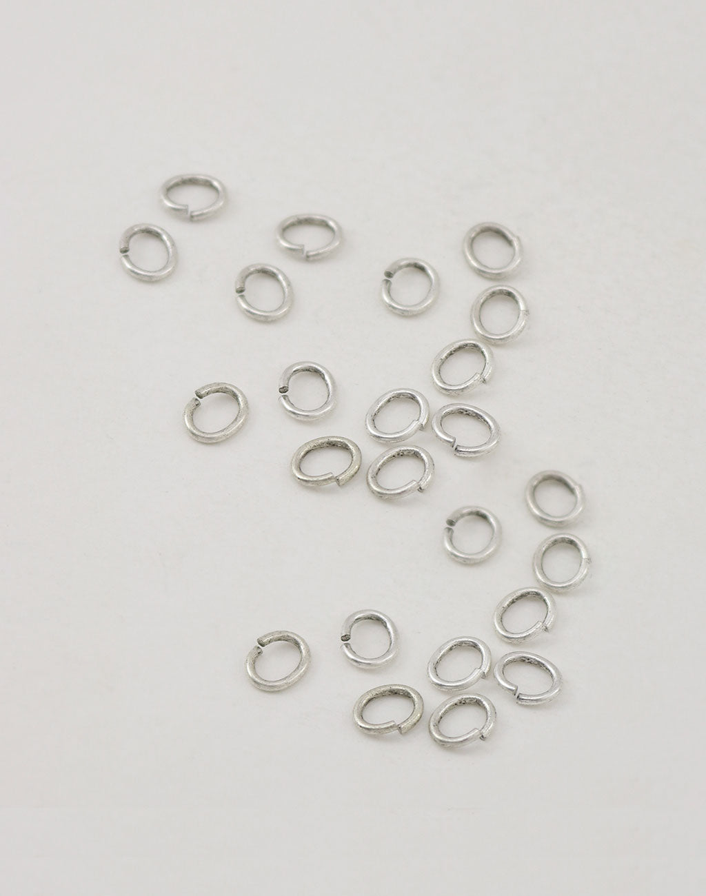 Smooth Oval Jump Ring, 6x5mm, 19ga, (24pcs)