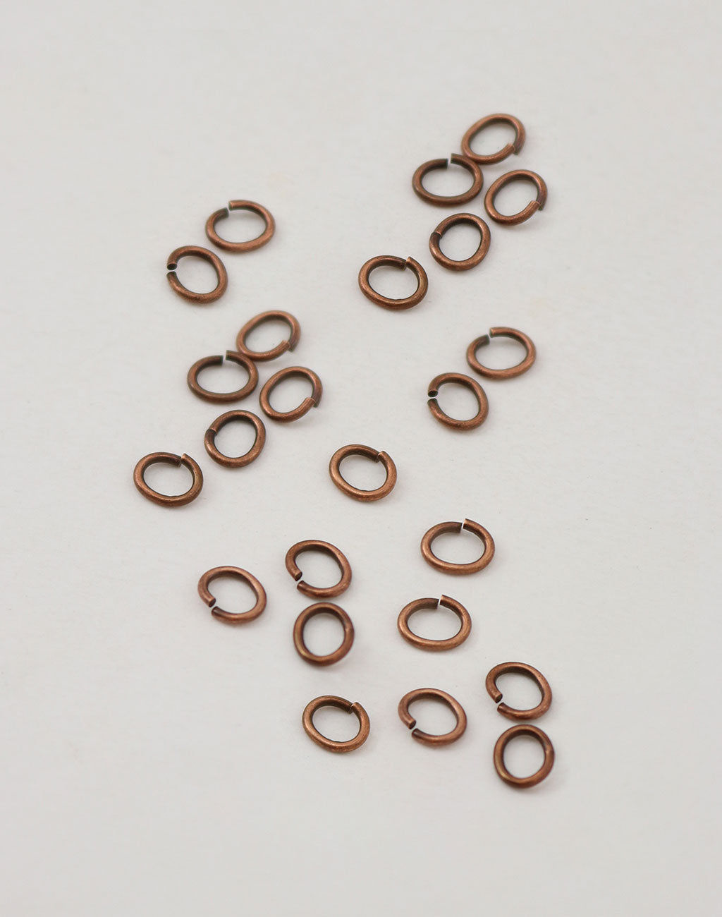 Smooth Oval Jump Ring, 6x5mm, 19ga, (24pcs)