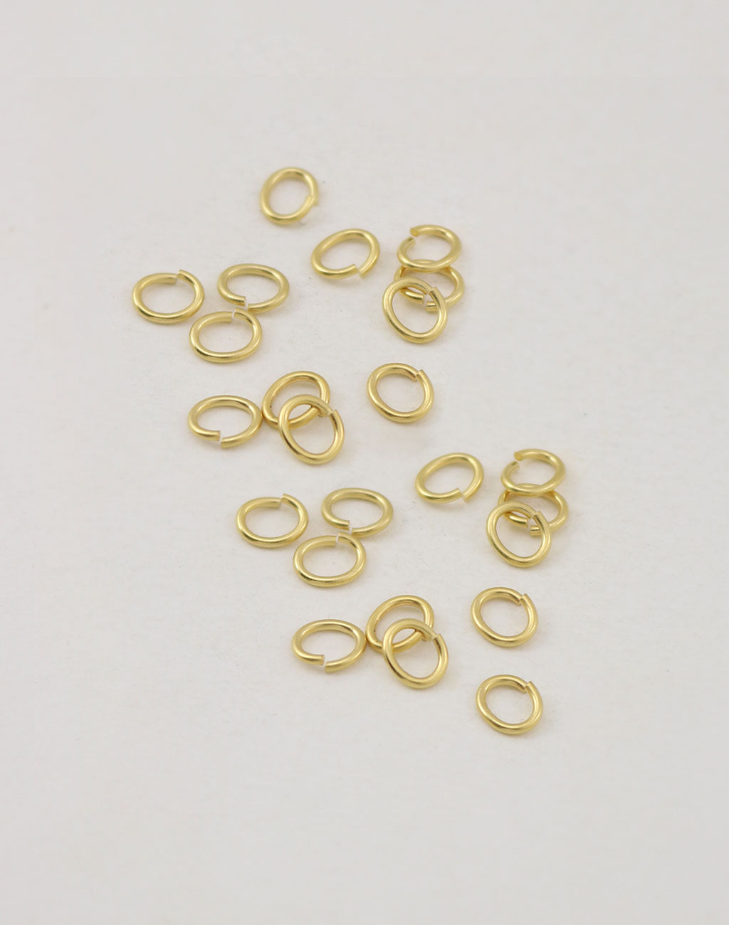Smooth Oval Jump Ring, 6x5mm, 19ga, (24pcs)