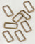 Rectangle Jump Ring, 24x12.5mm, 11ga, (8pcs)