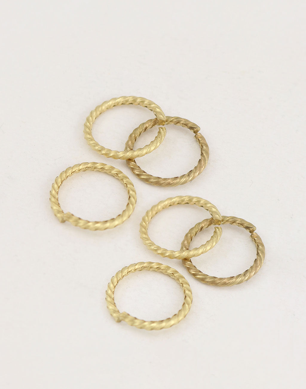 Roped Jump Ring, 17mm, 13ga, (6pcs)