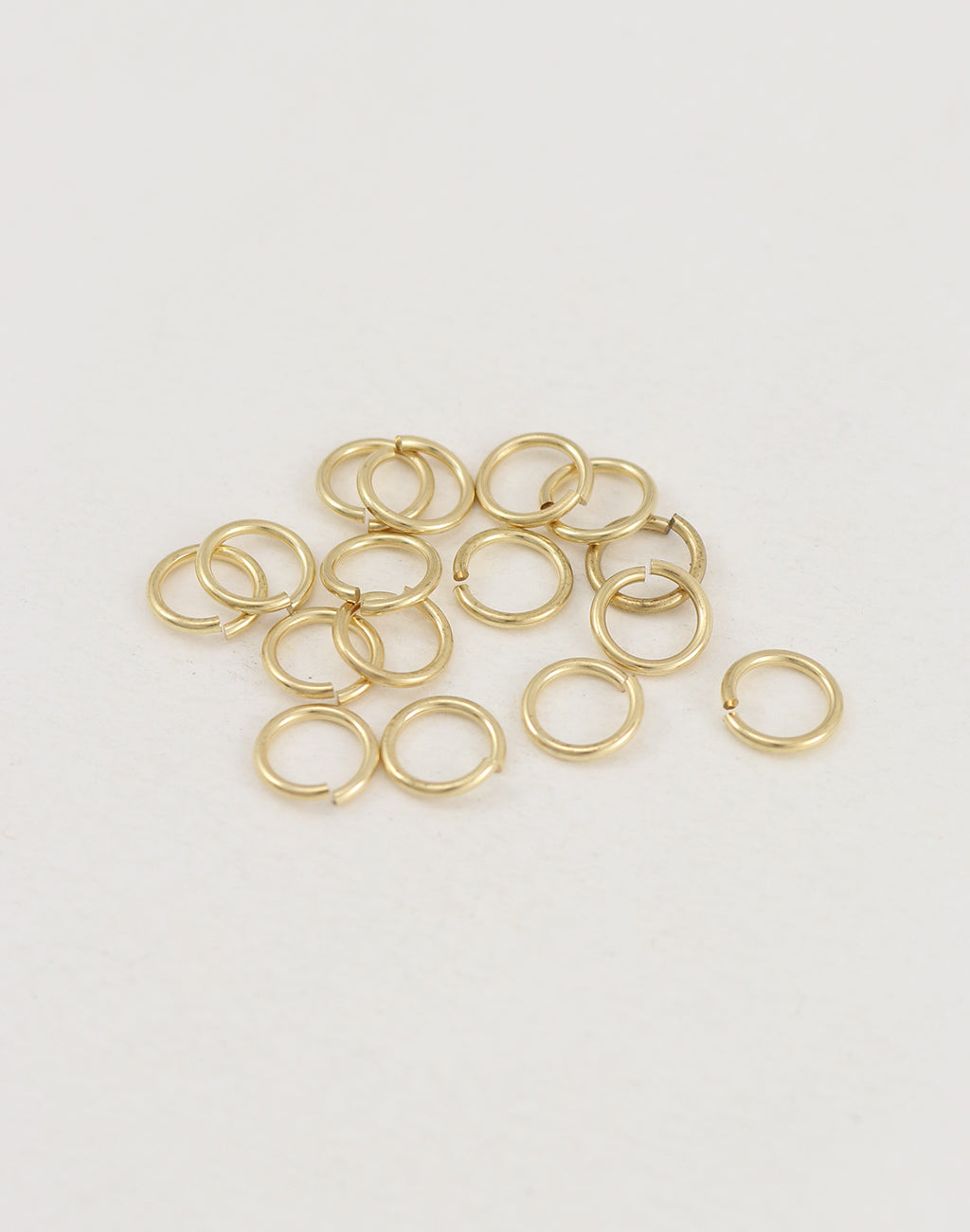 Smooth Jump Ring, 8mm, 18ga, (32pcs)