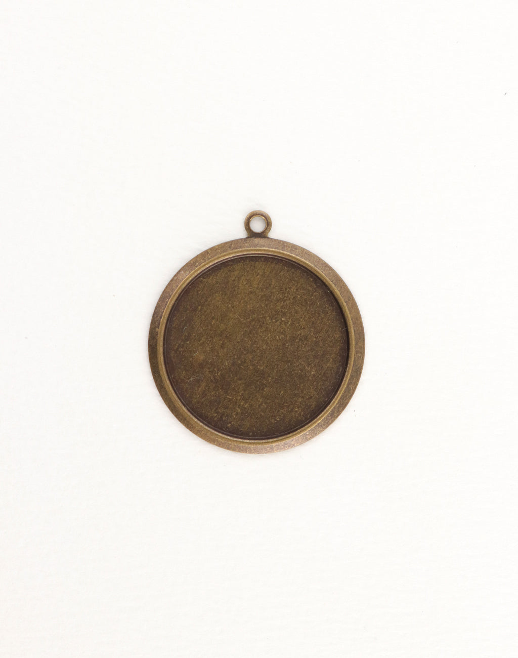 P0001 Antique Bronze Round Pendant Tray