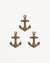 Nautical Anchor, 21x15mm, (3pcs)