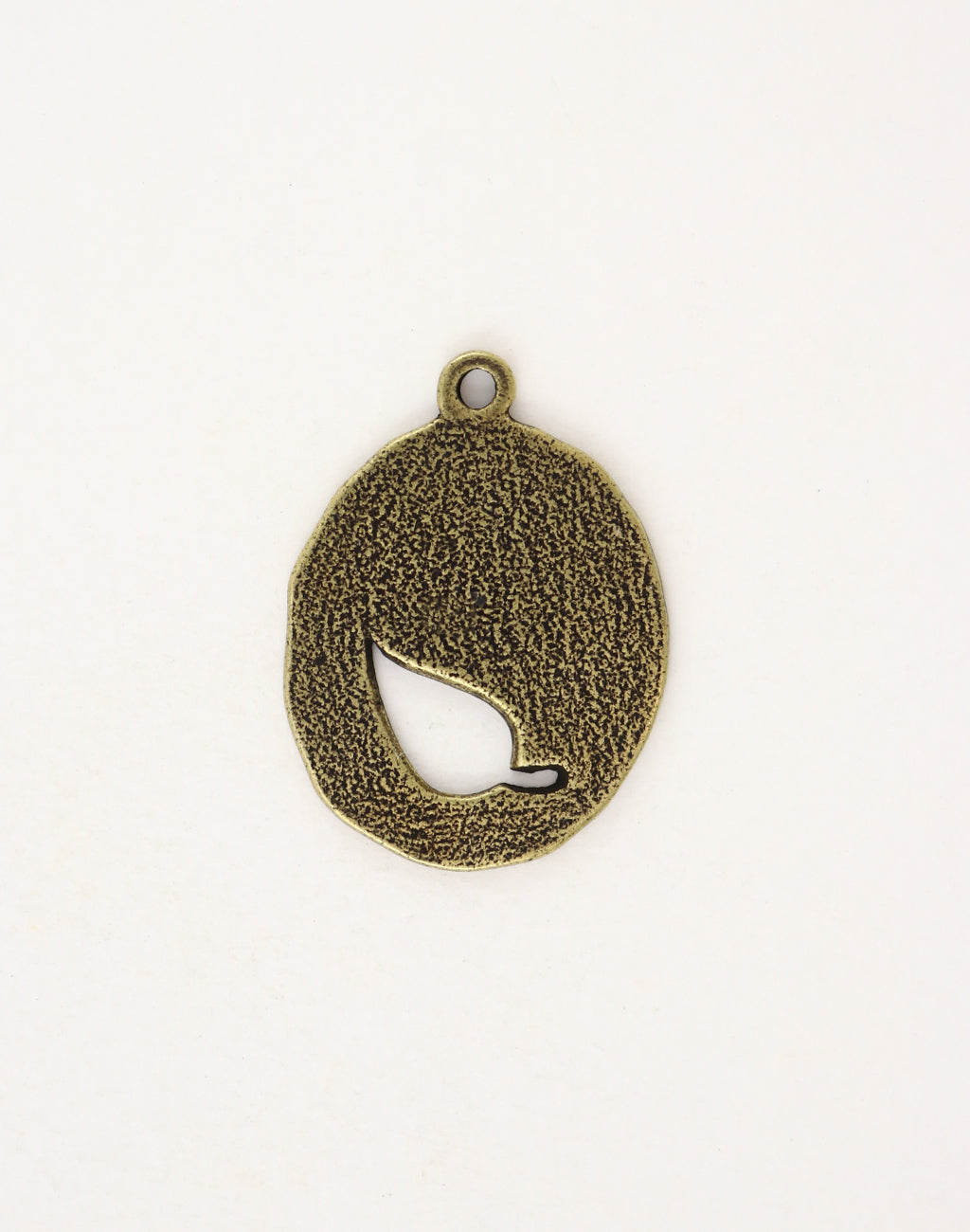 PT121-270 Bronze Pendant with Leaf Cutout - Back