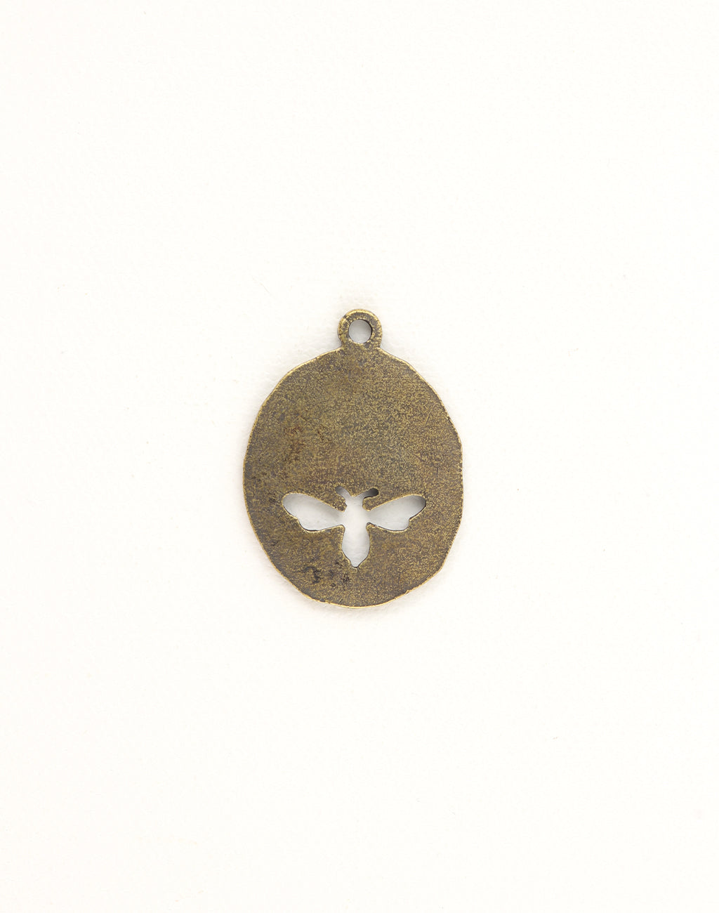 Organic Oval Bee Blank, 36x26mm, (1pc)