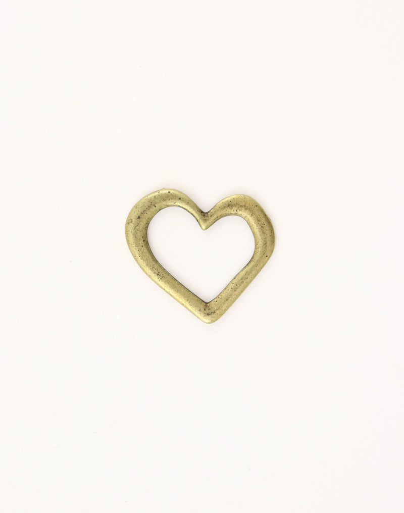 Heart Ring, 22x23mm, (1pc)