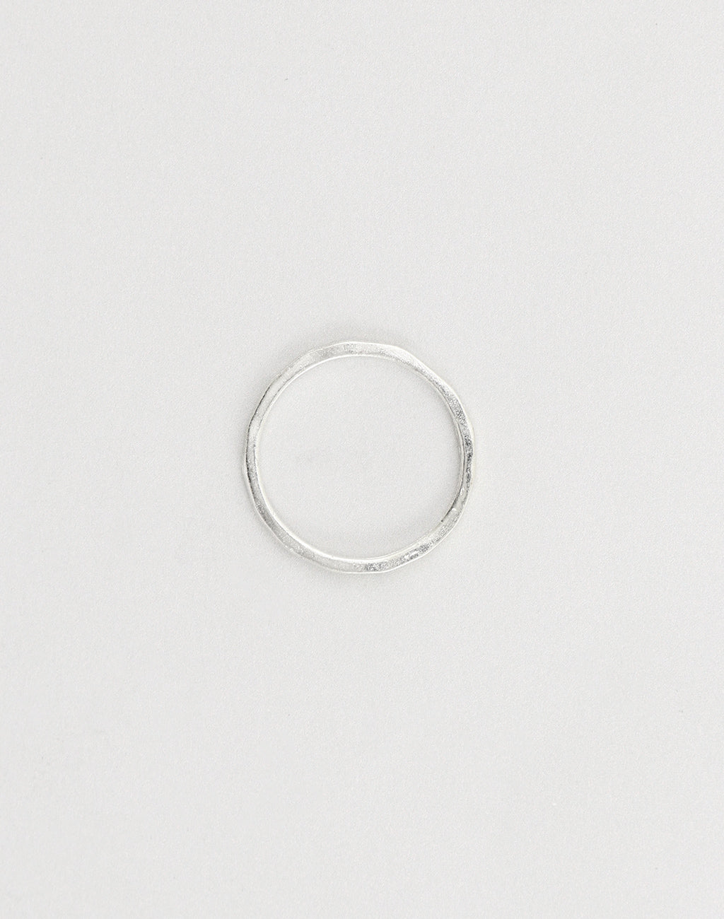 Slender Hammered Ring, 21mm, (1pc)