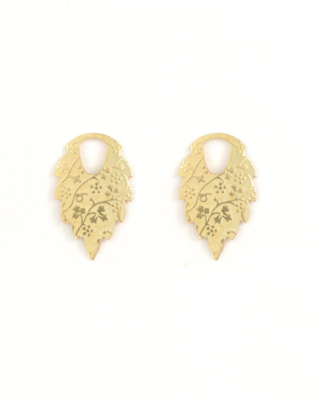 Patterned Leaf, 35x22mm, (2pcs)