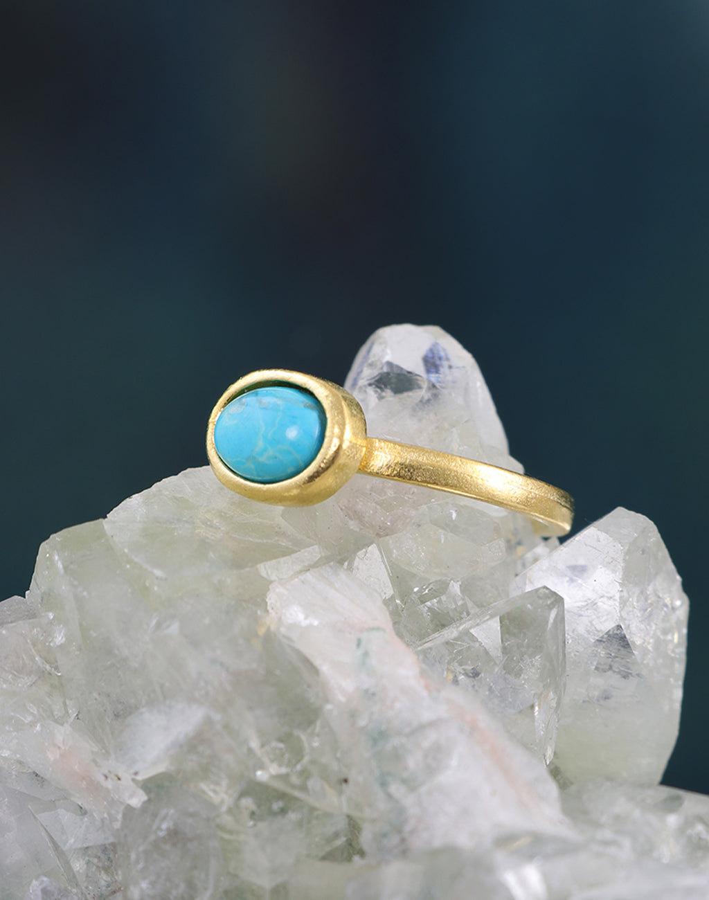 Azul ring with turquoise stone