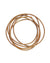 Metallic Copper Round Leather Cord, 1.5mm, (9ft)