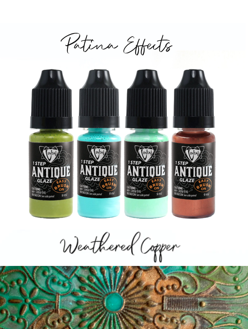 1-Step Antique Glaze Patina Effects - Weathered Copper,...
