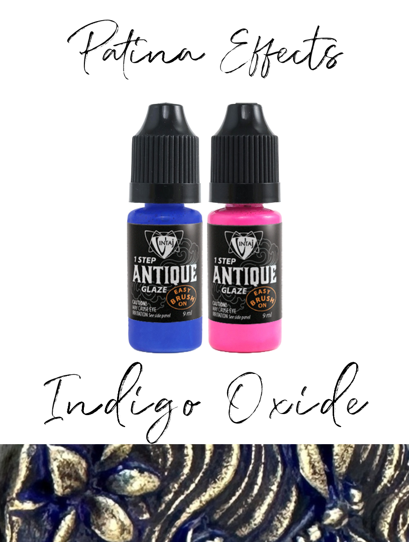 Indigo Oxide Antique Glaze Patina Effects