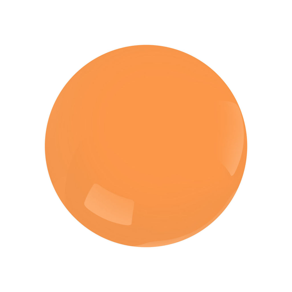 Neon orange circle