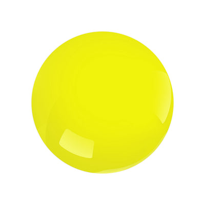 Yellow neon sphere