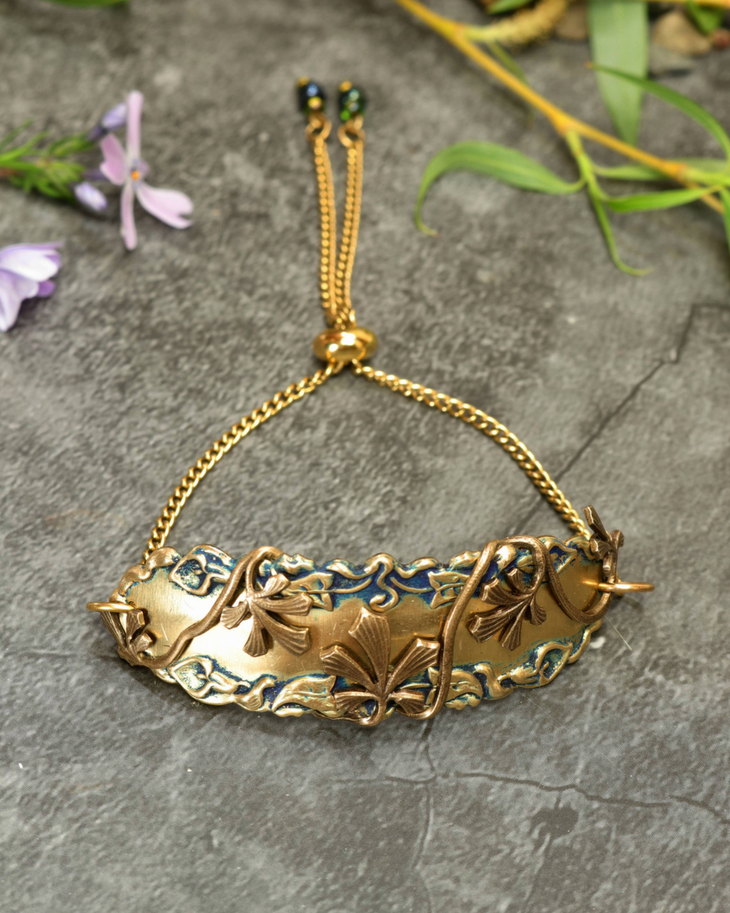 Gold Leaf Bracelet