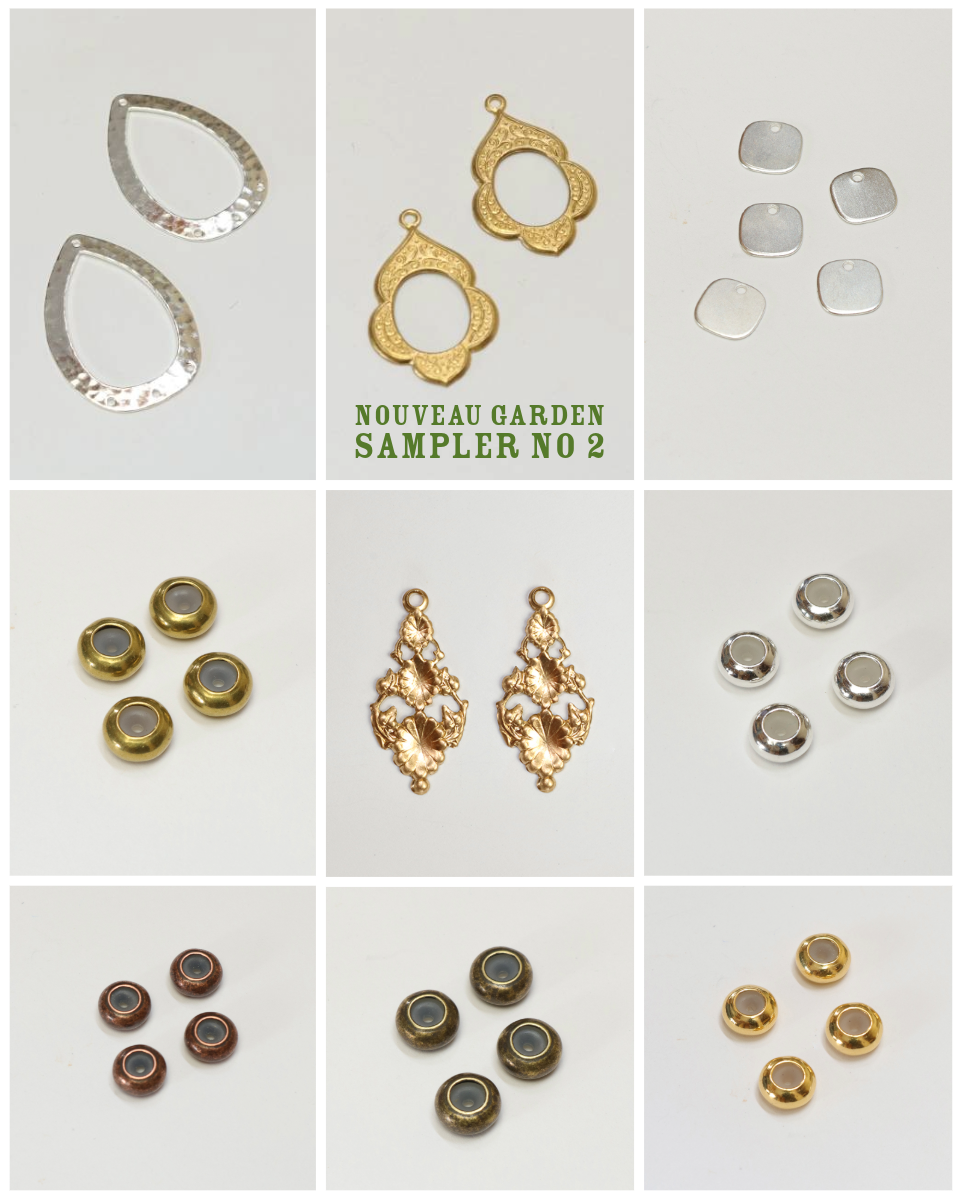 Nouveau Garden Sampler No. 2 jewelry components