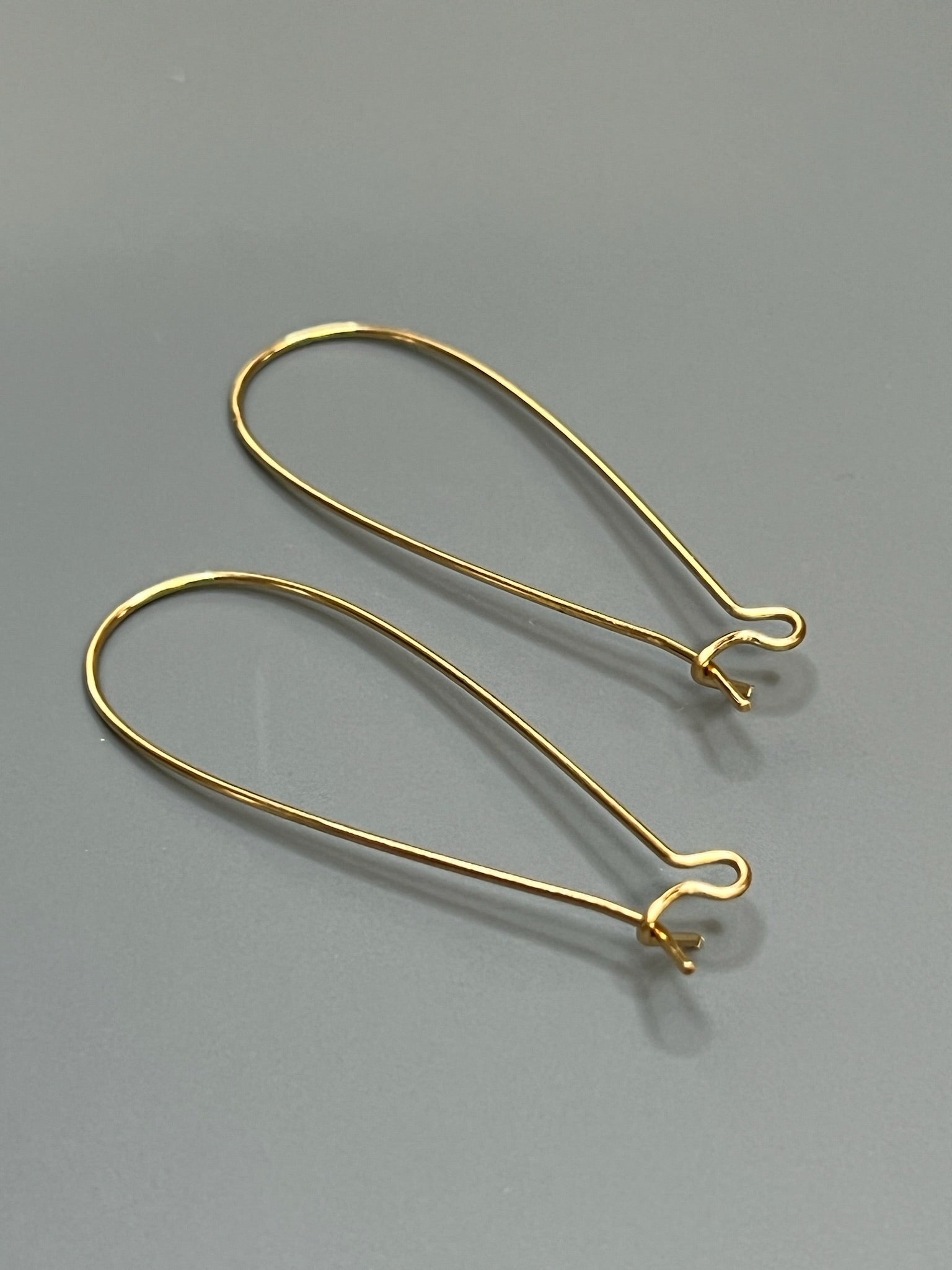 Long Arched Ear Wire, 45x17mm, (2pcs)