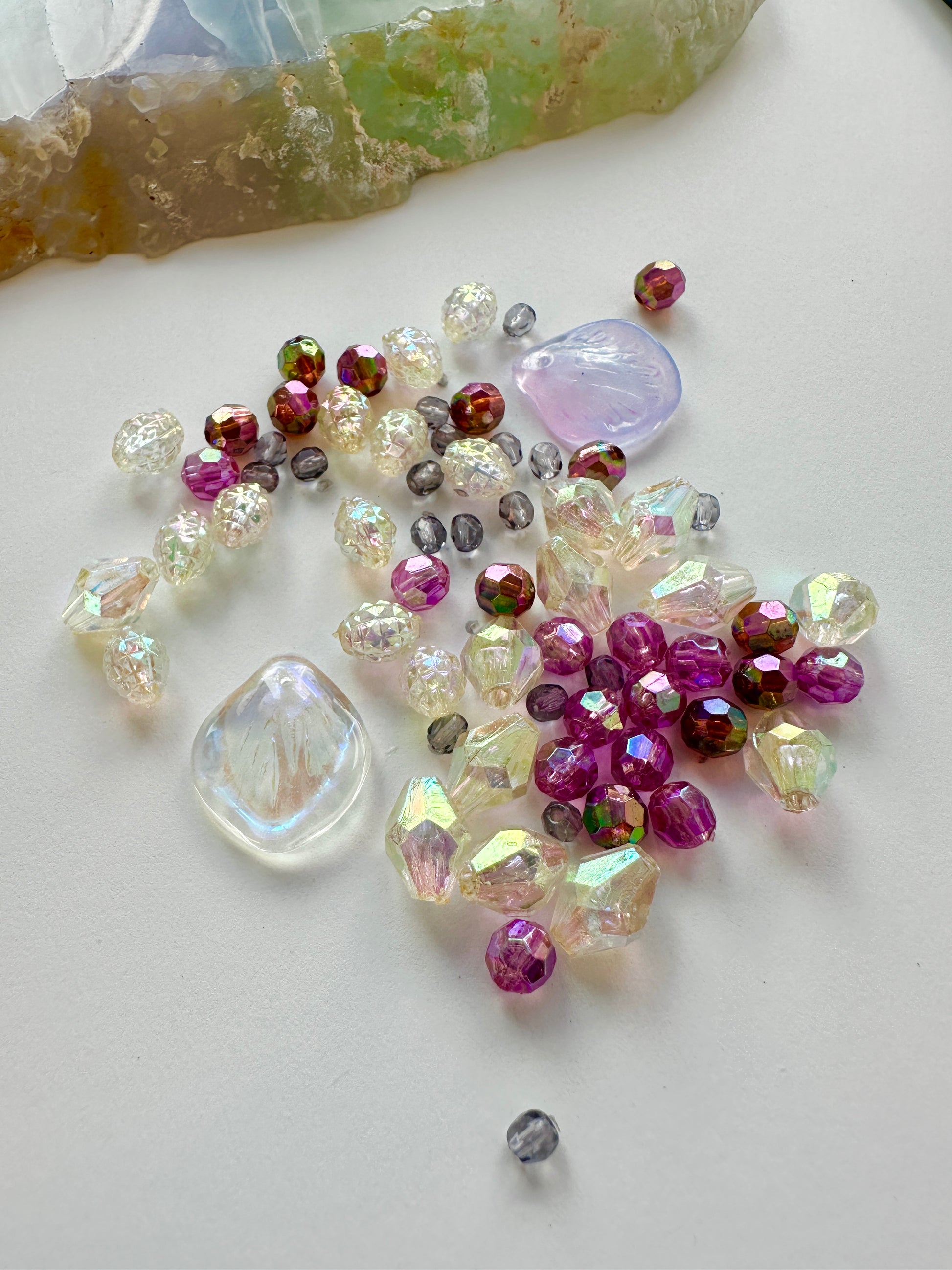 Iridescent beads assortment, A6D98A6D-6BAC-440B-99C6-86B9BAA89DC2