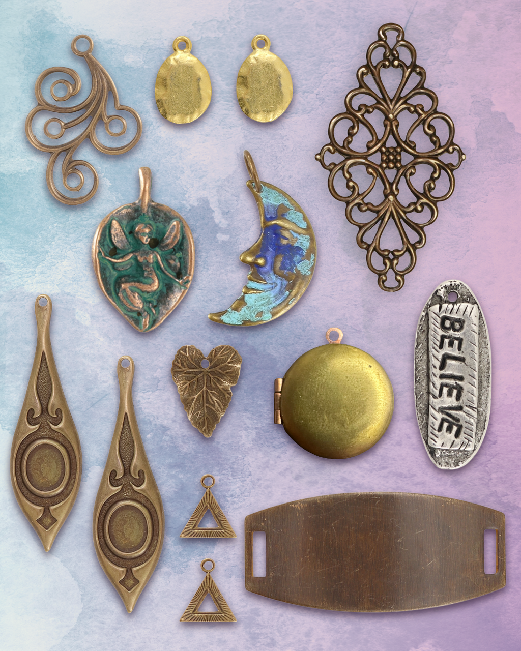 Bohemian Twilight Necklace, Bracelet & Earrings Sampler Bundle!