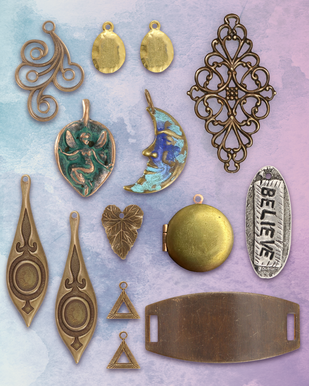 Bohemian Twilight Necklace, Bracelet & Earrings Sampler Bundle!