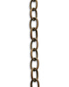 Etched Cable Chain, 6.5x9.5mm, (1ft)