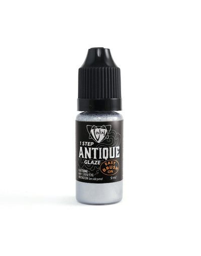 1 Step Antique, Metallic Silver, 9ml