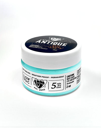 CSUA062-2 Antique paint in turquoise, 2 oz.