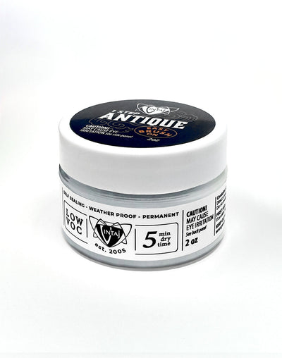 Antique paint sealant, 2 oz, low VOC, 5 min dry time
