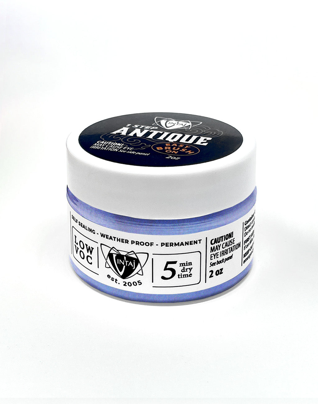 1 Step Antique, Metallic Blue, 2 oz