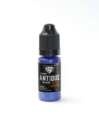 Blue Antique Glaze bottle (CSUA107)