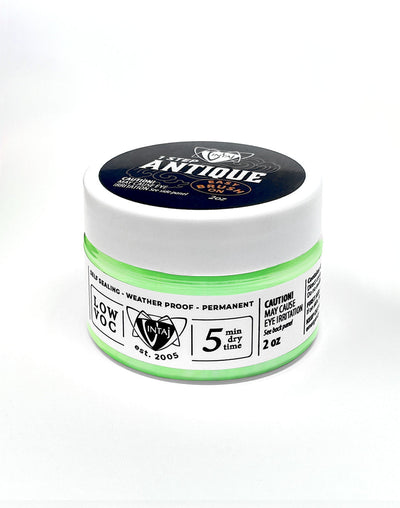Antique Glow in the Dark Paint Jar - CSUA112-2